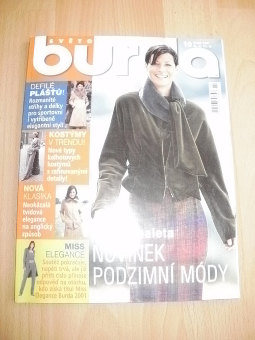 SVĚTOVÁ MÓDA BURDA 10/2001 — foto 1