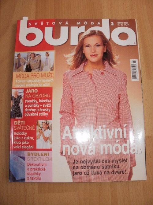SVĚTOVÁ MÓDA BURDA 2/2002 — foto 1