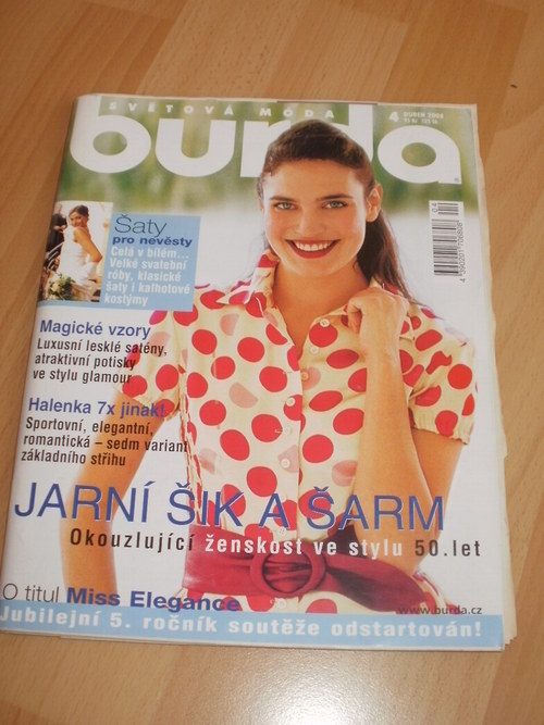 SVĚTOVÁ MÓDA BURDA 4/2004 — foto 1