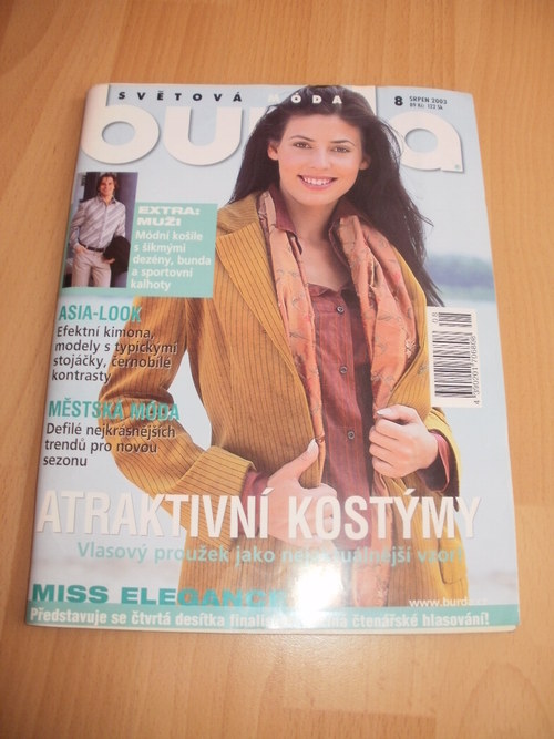 SVĚTOVÁ MÓDA BURDA 8/2003 — foto 1