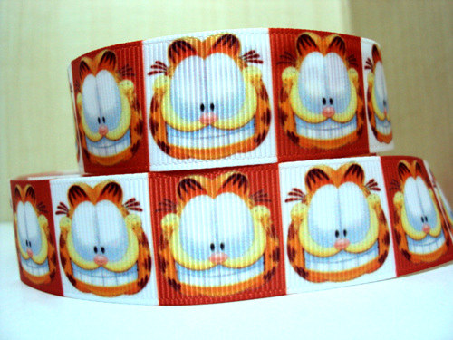 Stuha rypsová š.25 mm: Garfield