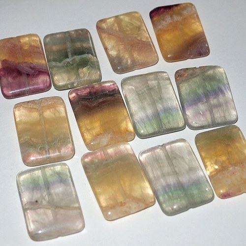 Fluorit obdelník 30x22mm EXKLUSIV — foto 1