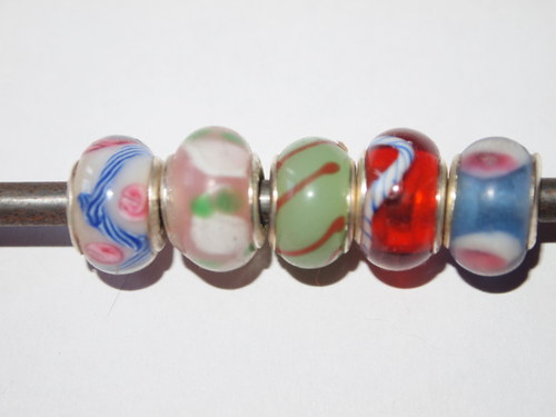 Pandorka 14x7mm 5ks mix! — foto 1