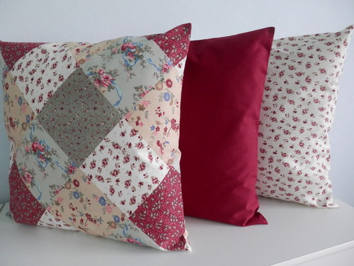 Sada polštářků - falešný patchwork — foto 1