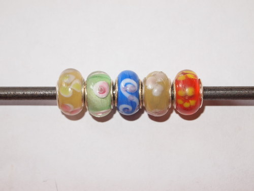 Pandorka 14x7mm 5ks mix! — foto 1
