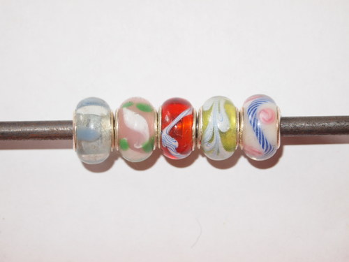 Pandorka 14x7mm 5ks mix! — foto 1