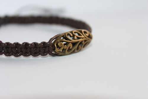 Náramek makramé/shamballa — foto 1