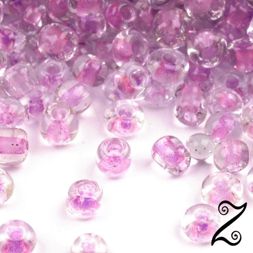 Rokajl, s průtahem NEON, fialová světlá, 2mm, 50g