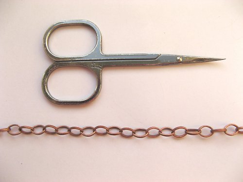 Řetízek č. 01 - měděný - 35 cm — foto 1