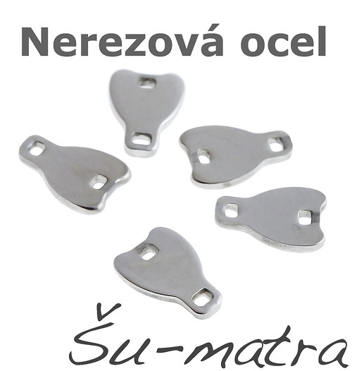 Ocelový konektor, 6x10 mm (5 ks)