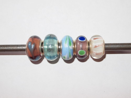 Pandorka 14x7mm 5ks mix! — foto 1