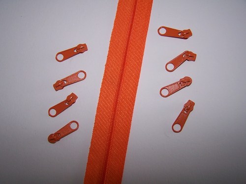 Zip (2 m) + jezdec ( 8 ks) - oranžová (158)