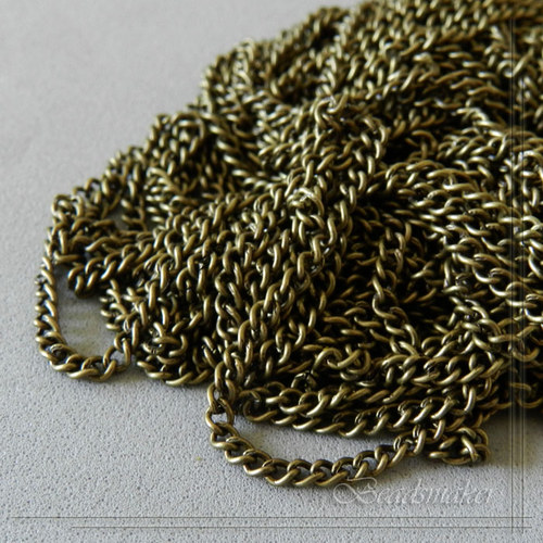 Řetízek bronzový_2,5x2 mm - 1m — foto 1