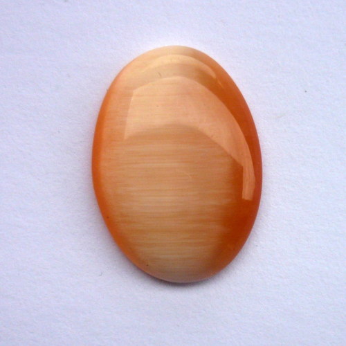 Kabošon kočičí oko - ovál 25x18mm