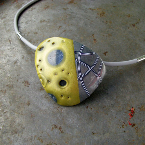 Půlená geometrie - náhrdelník