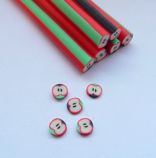 Fimo Tyčinka Jablko 2ks
