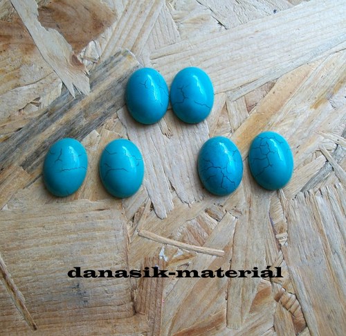 TYRKENIT - 2 KABOŠONY 20x14 mm — foto 1