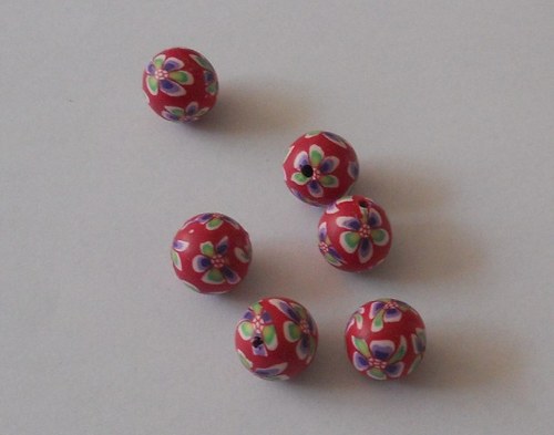 Fimo korálek vel. 12 - 2ks — foto 1