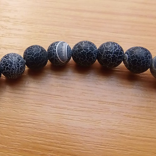 Achát 10mm - 2 kusy