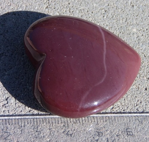 Srdce jaspis B4 — foto 1