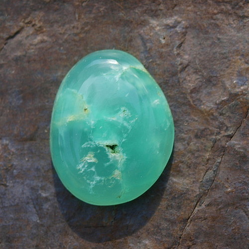 Chrysopras, kabošon č.1560 — foto 1
