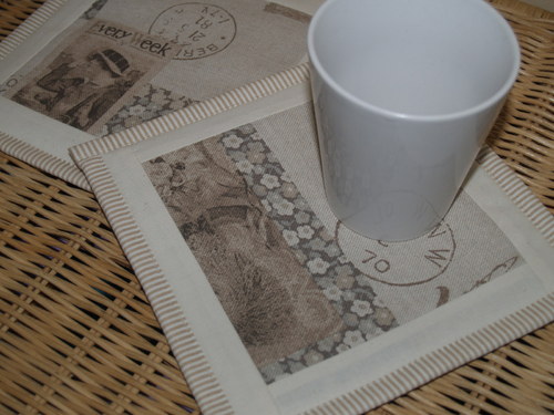 Prostírání pod hrníček - Vintage — foto 1