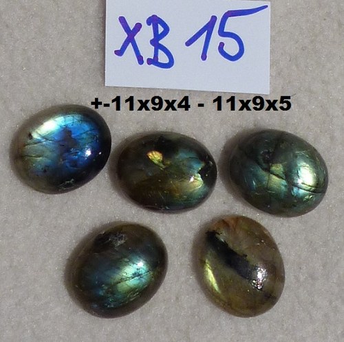 Labradorit -cabochon -set — foto 1