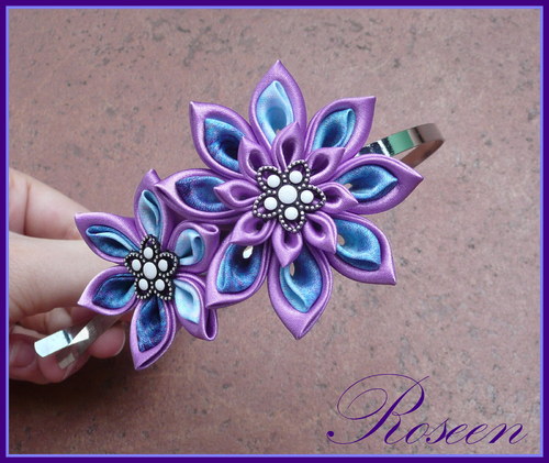 Kanzashi čelenka Akemi — foto 1