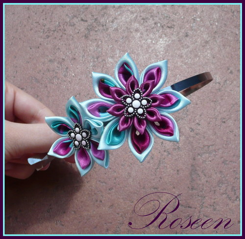 Kanzashi čelenka Ayaka — foto 1