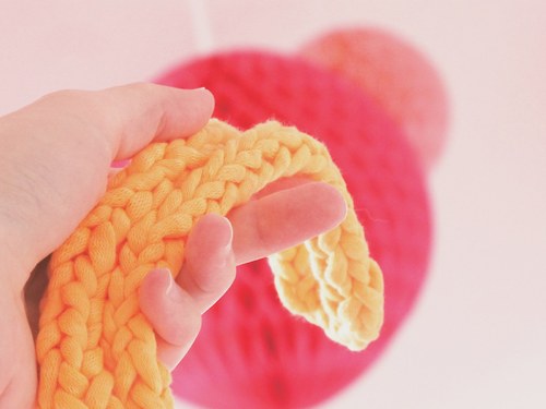 Knit::Big:Neck - Neon III