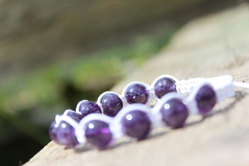 Náramek makramé/shamballa — foto 1