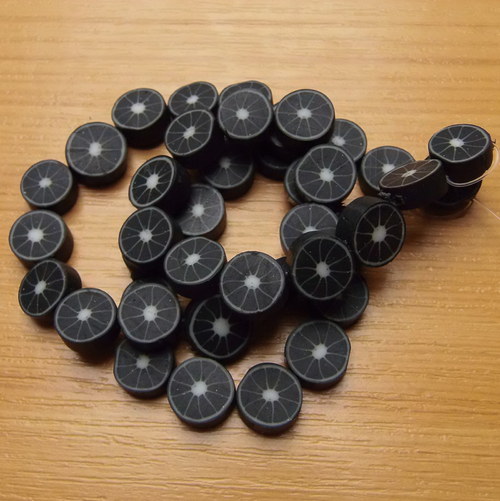 Fimo korálky - ovoce 10 x 5mm
