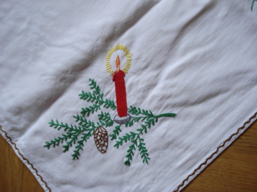 Vánoční ubrus z truhlice — foto 1
