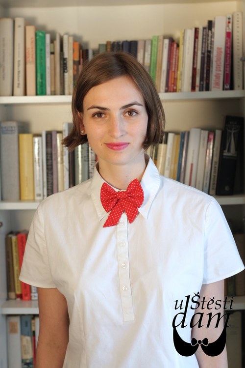 Brožka "Red Polka Dots" — foto 1