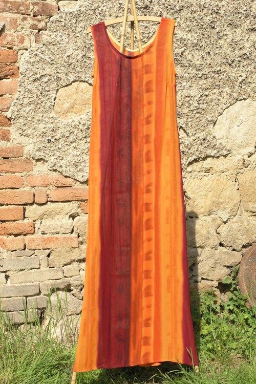 Šaty šifon - Poušť
