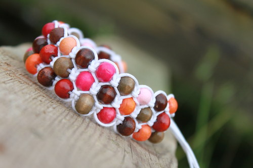 Náramek trojitý / Triple shamballa — foto 1