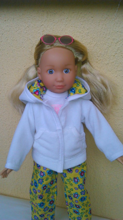 Annabell 42cm - mikina bílá — foto 1