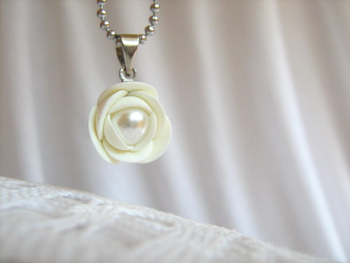 Pearl rose II, přívěsek — foto 1