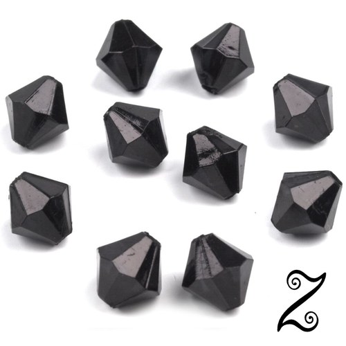 Lucerna, černá, 8 mm (50ks)
