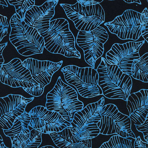 TONGA BATIK - listy černé — foto 1