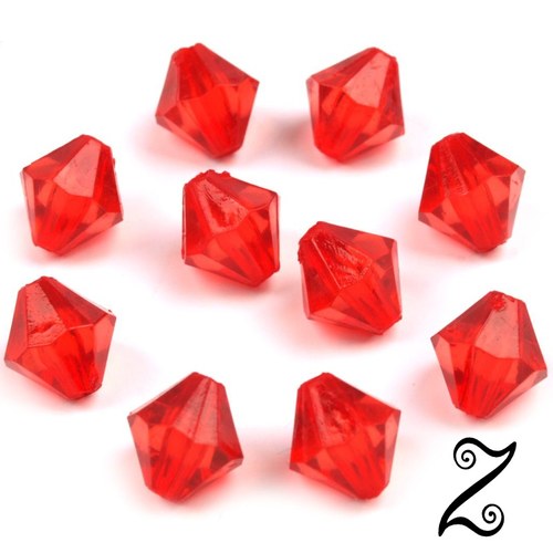 Lucerna, červená jahoda, 8 mm (50ks)