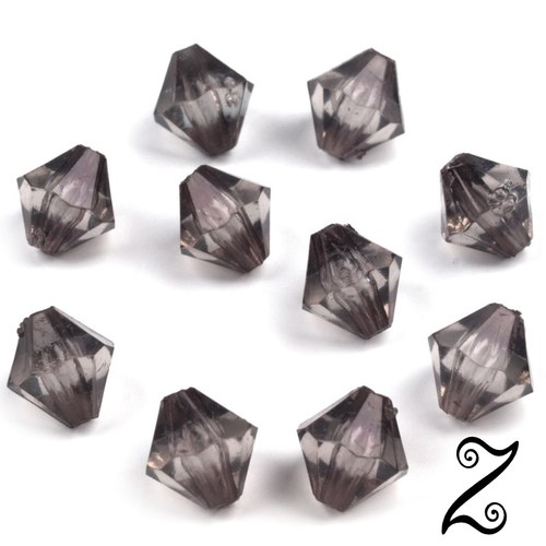 Lucerna, hematit, 8 mm (50ks)