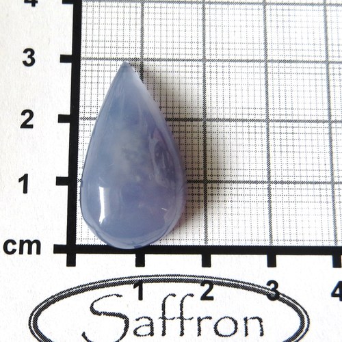 Modrý chalcedon Namibie, extra barva, T3 — foto 1