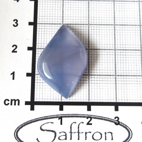 Modrý chalcedon Namibie, extra barva, T5 — foto 1