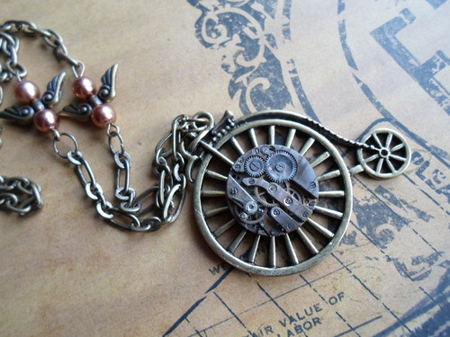 Steampunkový náhrdelník — foto 1
