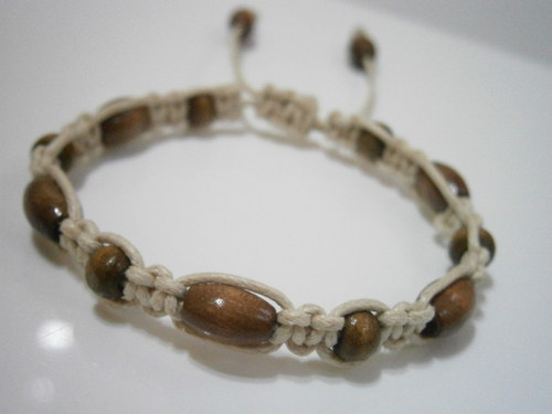 Náramek Shamballa hnědý — foto 1