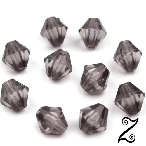 Lucerna, hematit, 6 mm (50ks) — foto 1