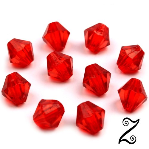 Lucerna, červená jahoda, 6 mm (50ks)