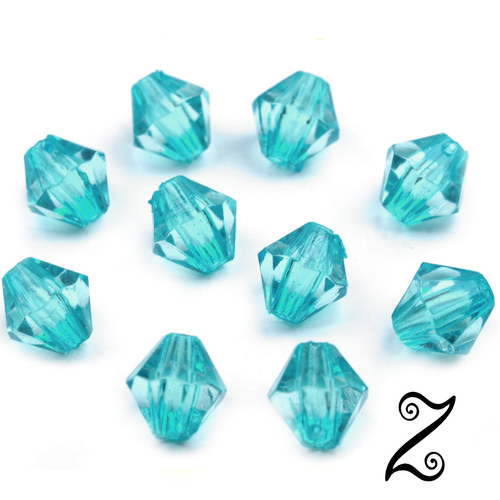 Lucerna, azurová, 6 mm (50ks)
