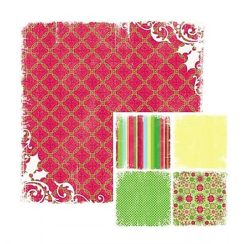 Scrapbook papír oboustranný vánoční Berry — foto 1